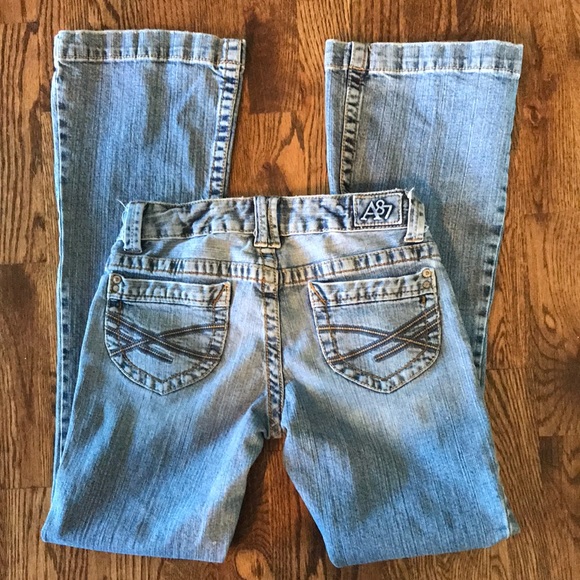 Aeropostale HAILEY Skinny Flare Low Rise Jeans - Picture 2 of 13